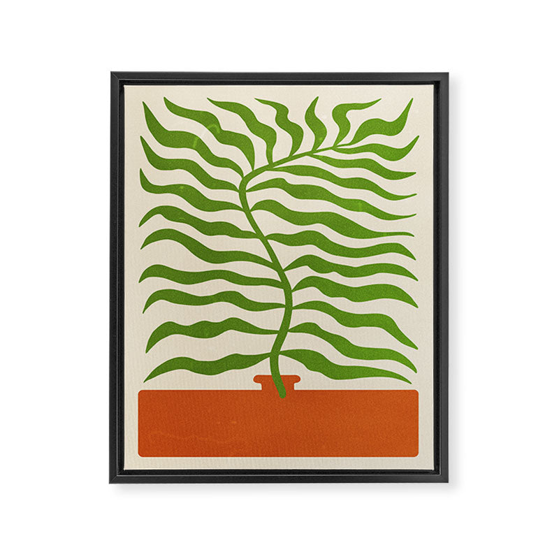 Wild Leaves II: Matisse Edition Framed Canvas Print Gallery Image 6