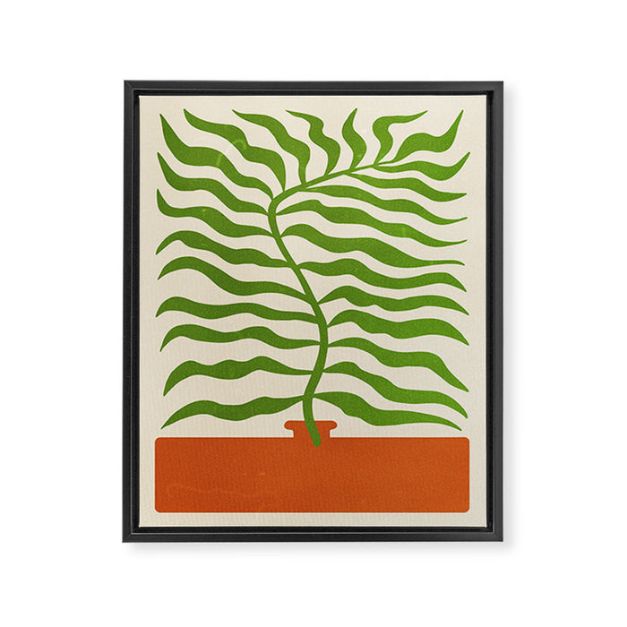 Wild Leaves II: Matisse Edition Framed Canvas Print Gallery Image 1