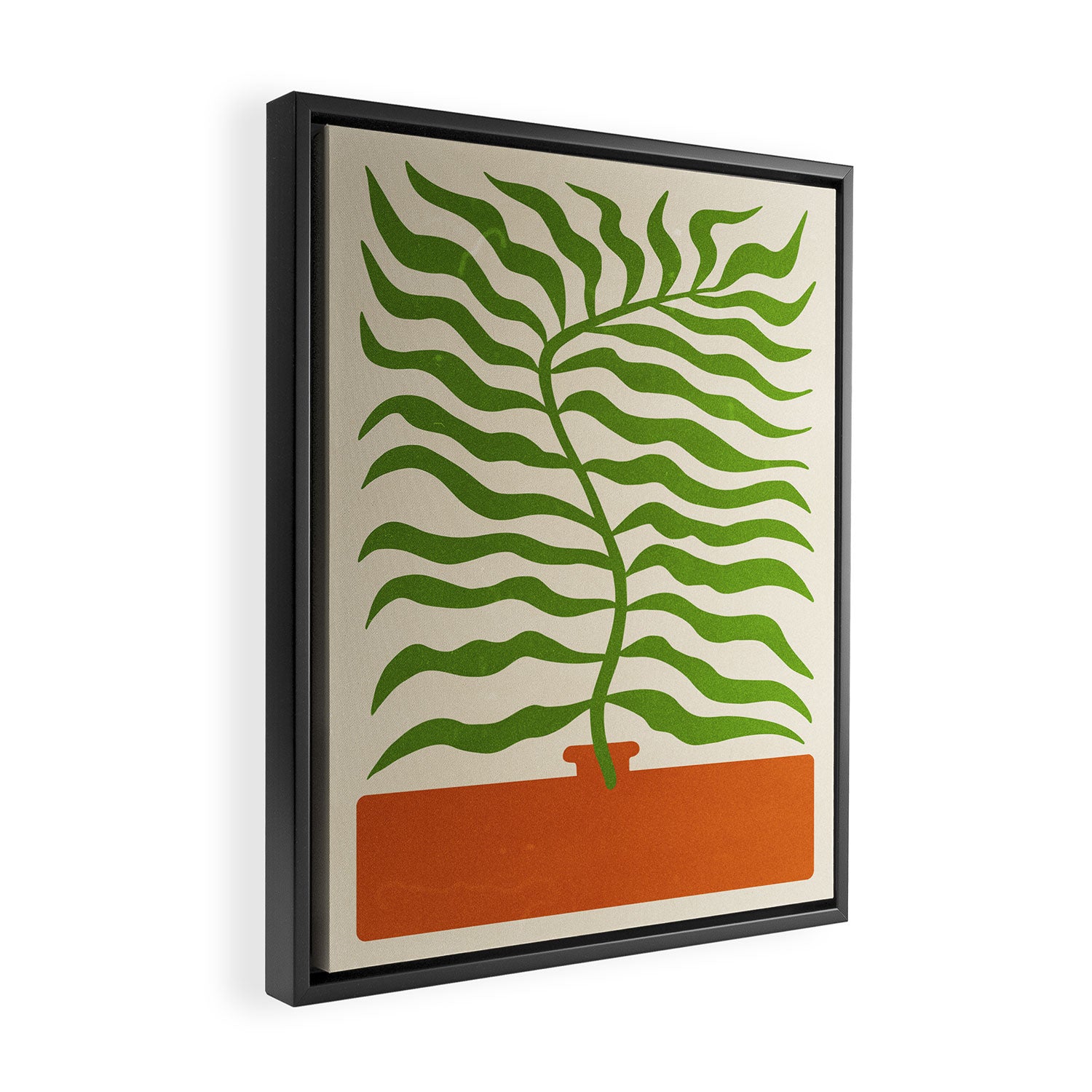 Wild Leaves II: Matisse Edition Framed Canvas Print Gallery Image 2