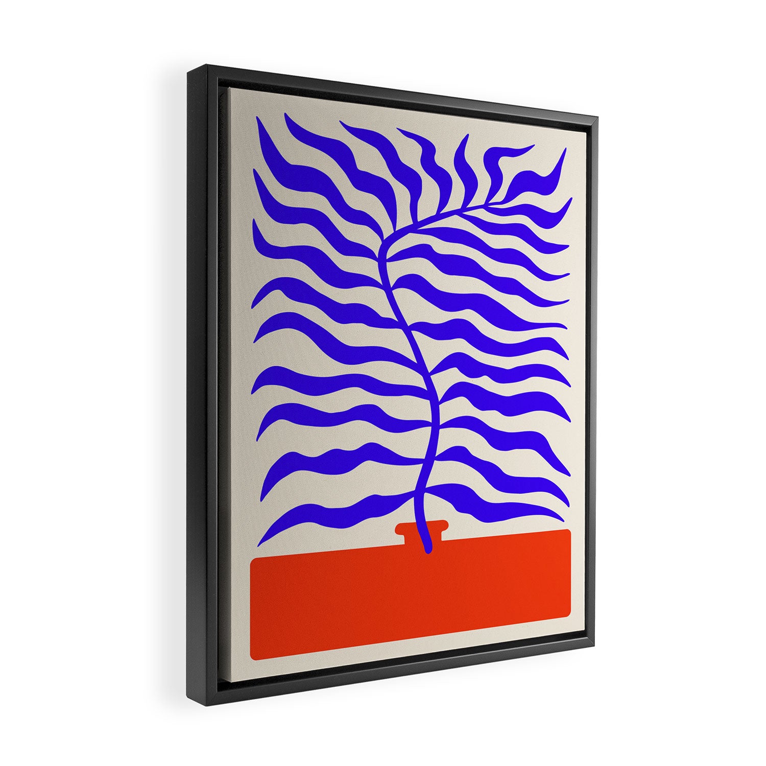 Wild Leaves: Matisse Edition Framed Canvas Print Gallery Image 2