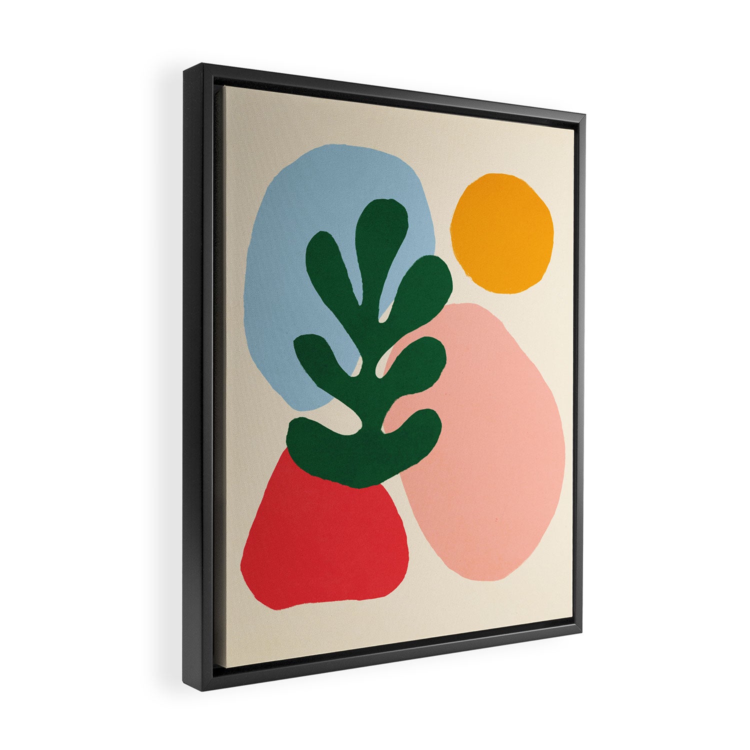 Wildlife | Cutouts by Henri Matisse Framed Canvas Print Gallery Image 2