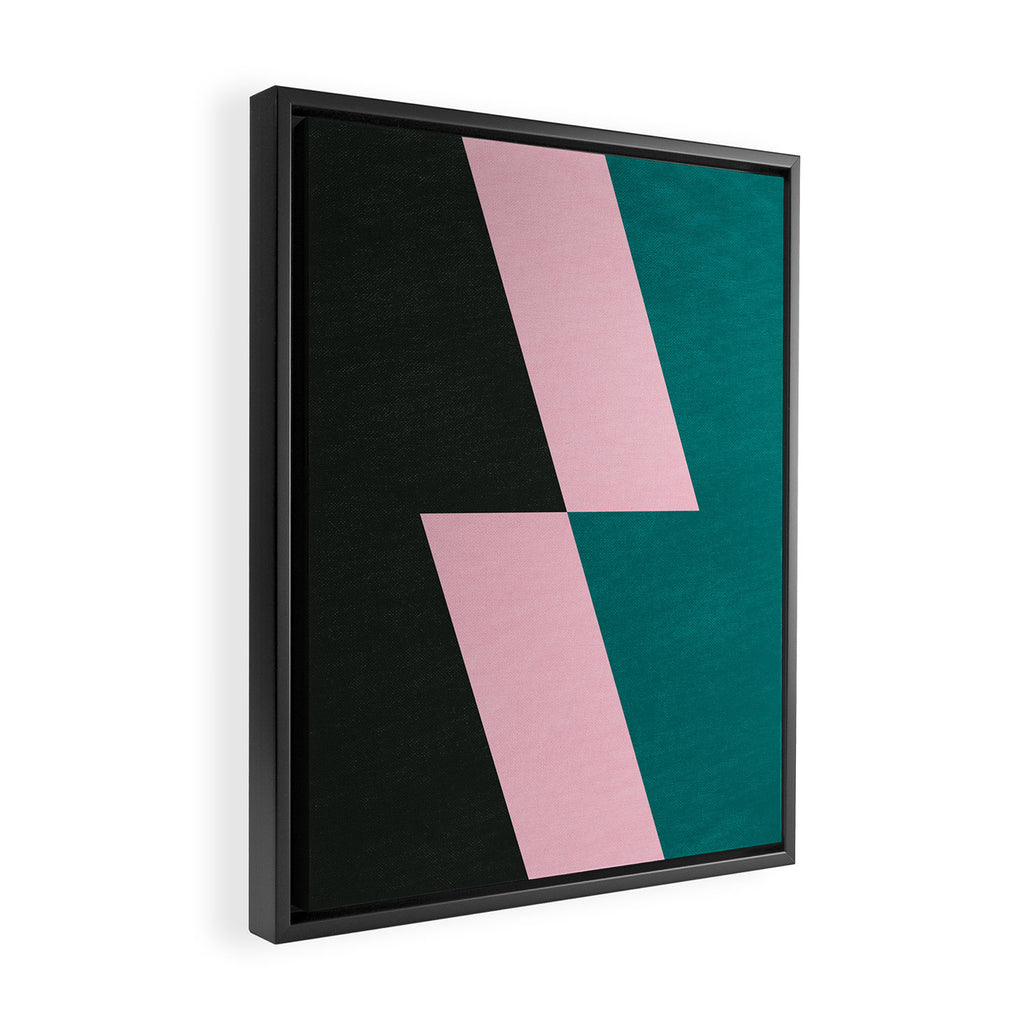 Wimbledon: Bauhaus Abstraction 03 Framed Canvas Print Gallery Image 2