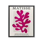 Wine: Matisse Color Series II | Mid-Century Edition Framed Canvas Print Gallery Image 6