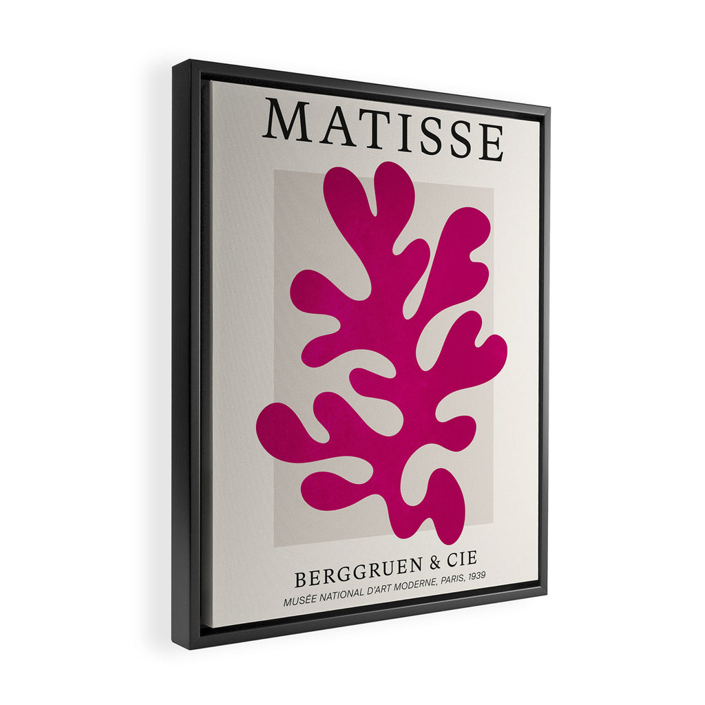 Wine: Matisse Color Series II | Mid-Century Edition Framed Canvas Print Gallery Image 2