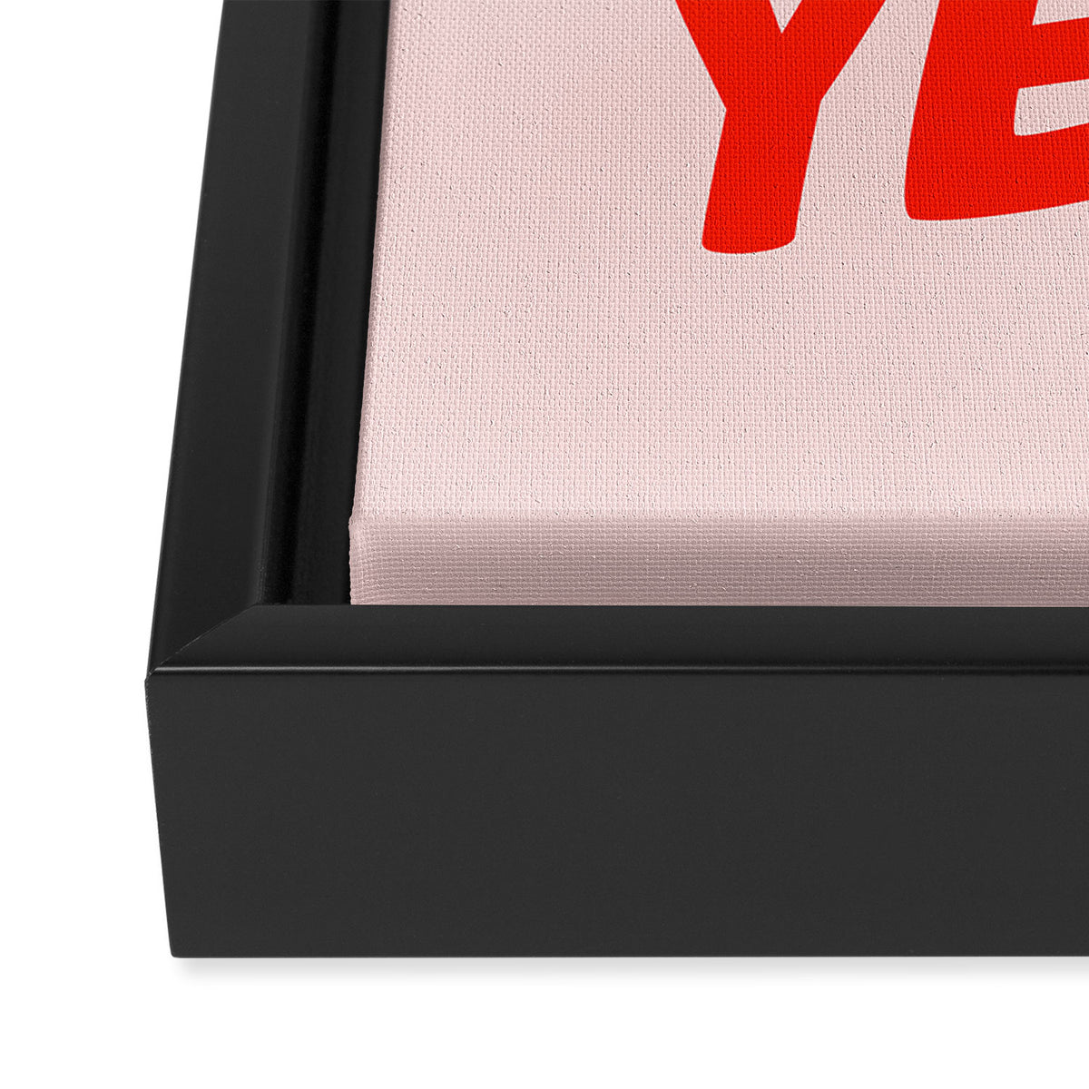 Yeah Yeah Yeah Framed Canvas Print Gallery Image 3