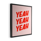 Yeah Yeah Yeah Framed Canvas Print Gallery Image 2