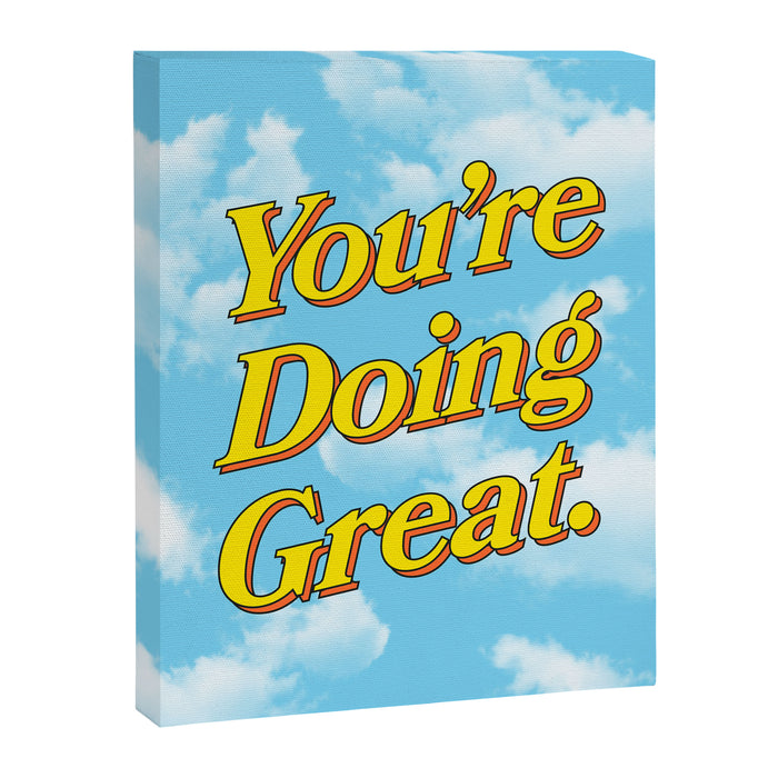 You Are Doing Great: Sky Edition Canvas Print Gallery Image 1
