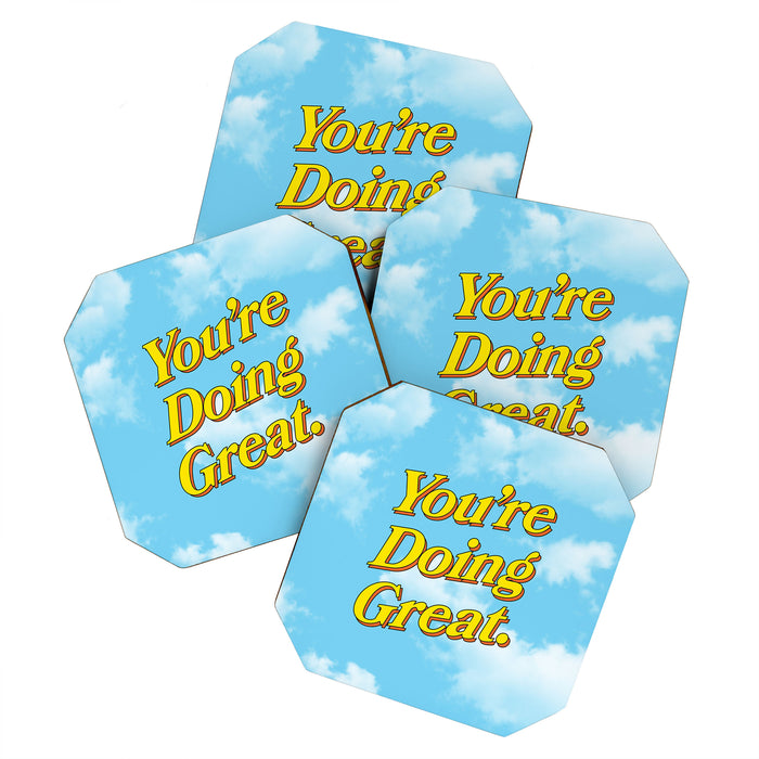 You Are Doing Great: Sky Edition Coaster Gallery Image 1