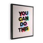 You Can Do This Framed Canvas Print Gallery Image 2