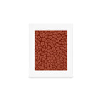 Mosaic Abstract Art Ruby Art Print Gallery Image 1