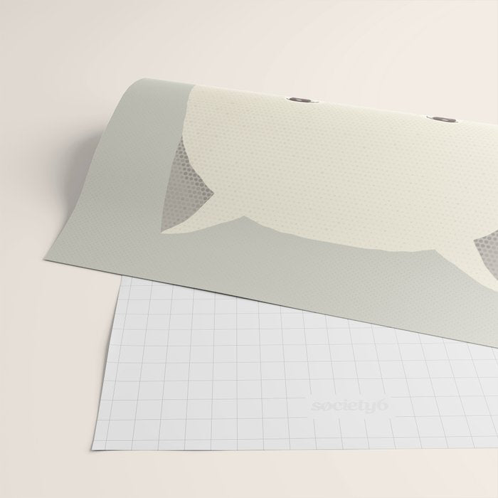 Whimsy Wombat, Animal Portrait Wrapping Paper Gallery Image 2