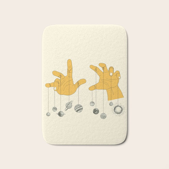 Solar System Bath Mat Gallery Image 1