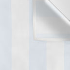 Alice Blue and White Cabana Tent Stripes Wall Tapestry Gallery Image 3