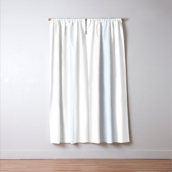 Alice Blue and White Cabana Tent Stripes Window Curtain Gallery Image 3