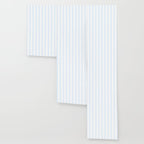 Alice Blue and White Cabana Tent Stripes Wallpaper Gallery Image 3