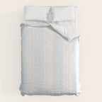Alice Blue and White Cabana Tent Stripes Comforter Gallery Image 6