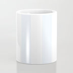 Alice Blue and White Cabana Tent Stripes Coffee Mug Gallery Image 4