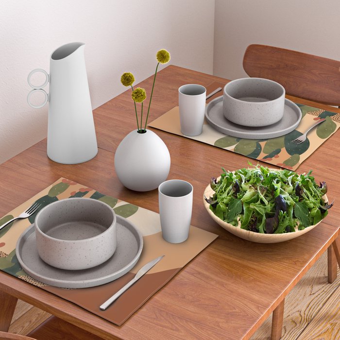 Prickly Pear Cactus Placemat Gallery Image 2