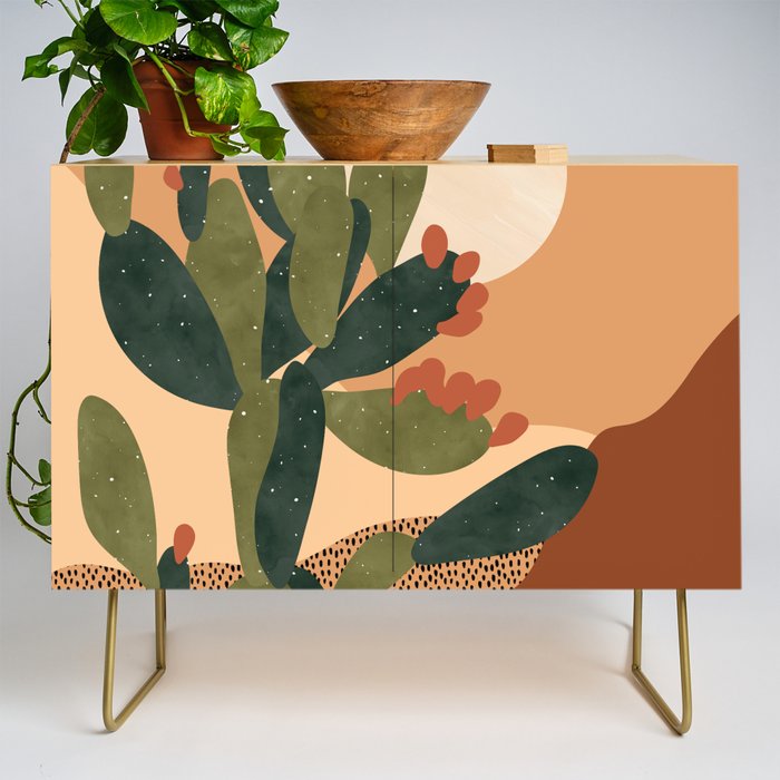 Prickly Pear Cactus Credenza Gallery Image 1