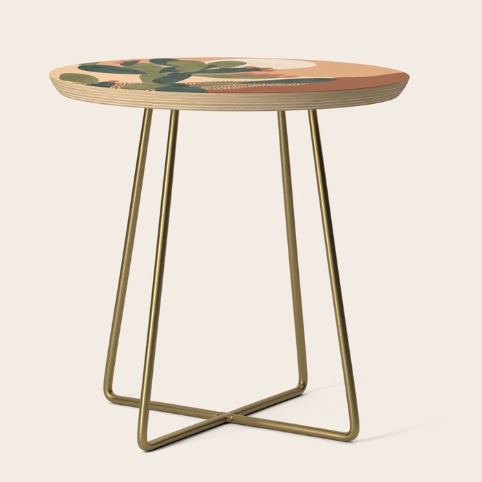Prickly Pear Cactus Side Table Gallery Image 1