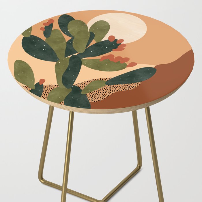Prickly Pear Cactus Side Table Gallery Image 2