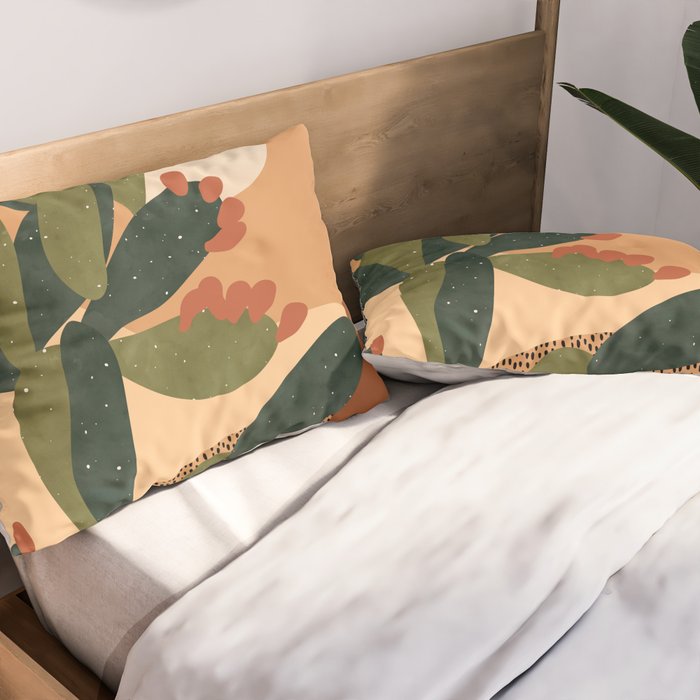 Prickly Pear Cactus Pillow Sham Gallery Image 2