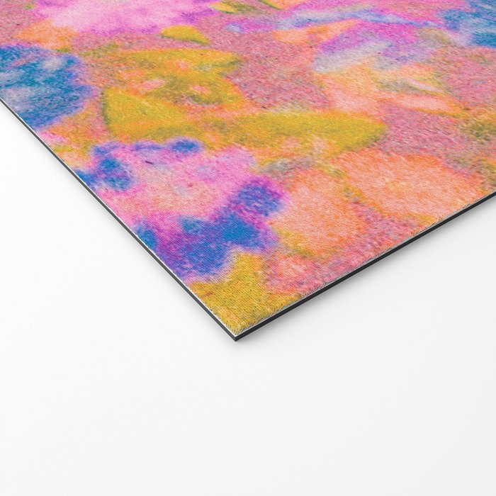 far out! pink floral tie dye Welcome Mat Gallery Image 2