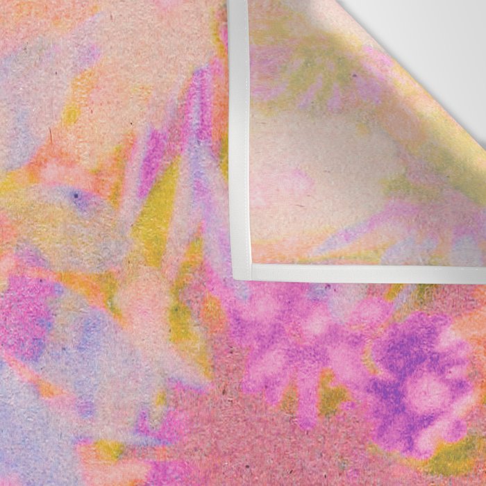 far out! pink floral tie dye Wall Tapestry Gallery Image 3