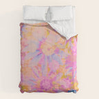 far out! pink floral tie dye Comforter Gallery Image 6