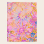 far out! pink floral tie dye Poster Gallery Image 4