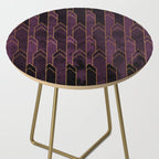Pretty Purple Plum Geo Crystals Side Table Gallery Image 2