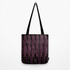 Pretty Purple Plum Geo Crystals Tote Bag Gallery Image 2