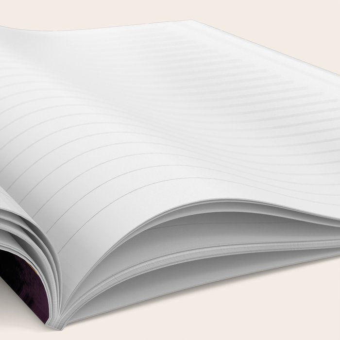 Pretty Purple Plum Geo Crystals Notebook Gallery Image 2