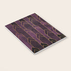 Pretty Purple Plum Geo Crystals Notebook Gallery Image 3