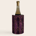 Pretty Purple Plum Geo Crystals Wine Chiller Gallery Image 2