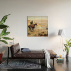 âThe Wagon Bossâ by Charles M Russell Wood Wall Art Gallery Image 2