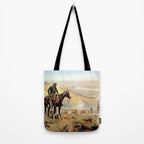 âThe Wagon Bossâ by Charles M Russell Tote Bag Gallery Image 2