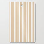 Classic Stripes XLIII - Neutral Tan Cutting Board Gallery Image 1