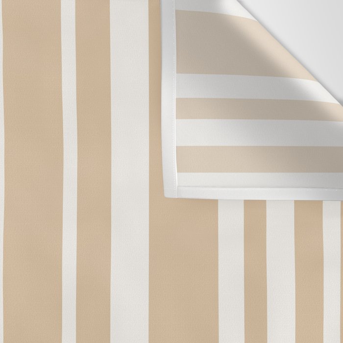 Classic Stripes XLIII - Neutral Tan Wall Tapestry Gallery Image 3
