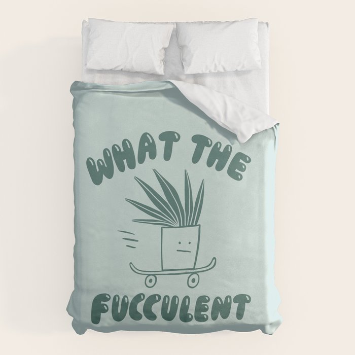 What The Fucculent Duvet Cover Gallery Image 6
