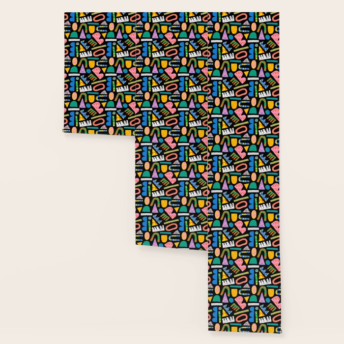 Modern abstract collage art shapes pattern  Wallpaper Gallery Image 3