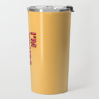 I am yours no refunds - typography Travel Mug Gallery Image 2