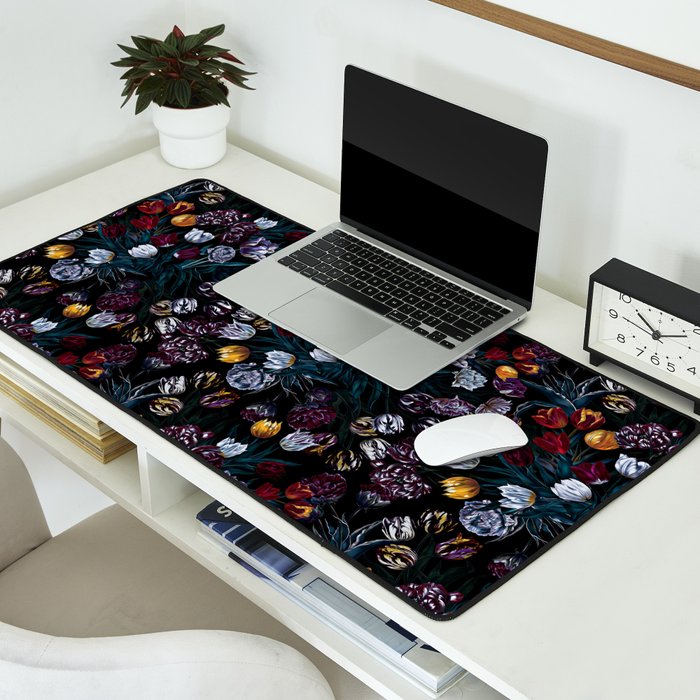 EXOTIC GARDEN - NIGHT XIV Desk Mat Gallery Image 2