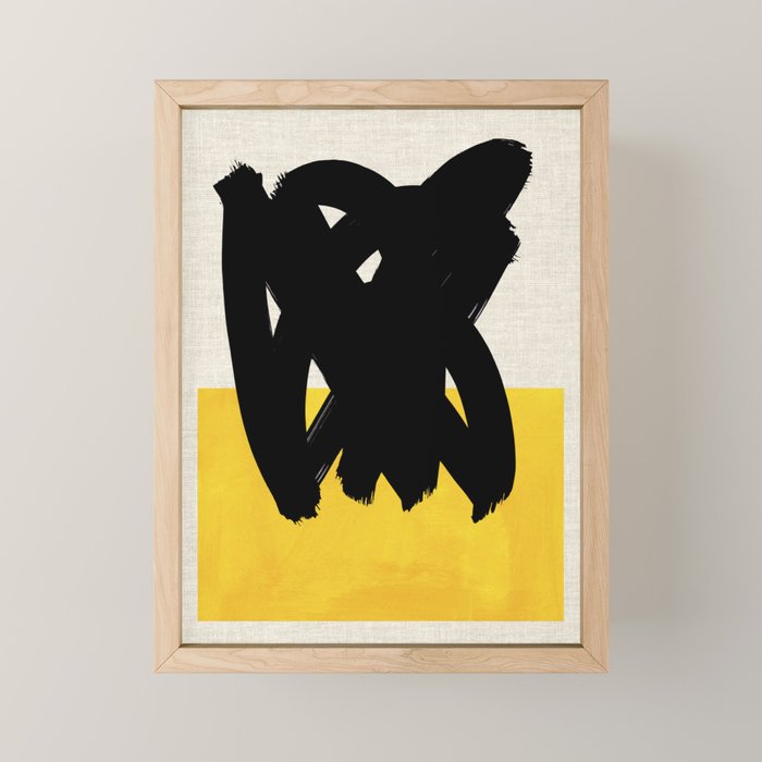 Lemon Flame Mini Art Print Gallery Image 1