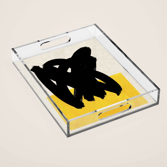 Lemon Flame Acrylic Tray Gallery Image 1