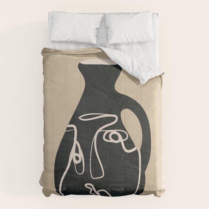 Abstract Vase 5 Comforter Gallery Image 6