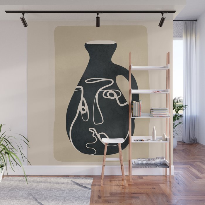 Abstract Vase 5 Wall Mural Gallery Image 1