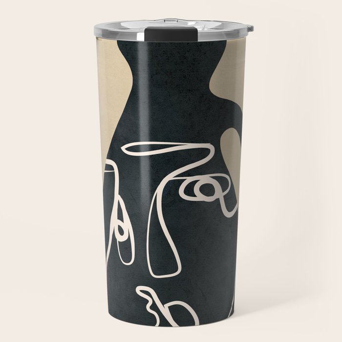 Abstract Vase 5 Travel Mug Gallery Image 1