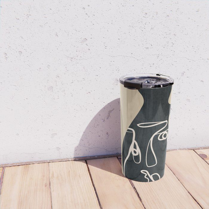 Abstract Vase 5 Travel Mug Gallery Image 4