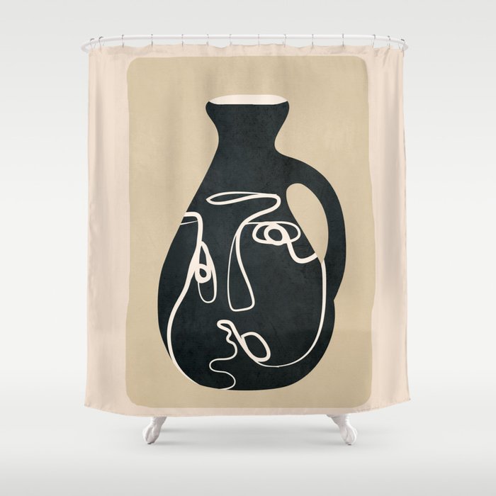 Abstract Vase 5 Shower Curtain Gallery Image 1